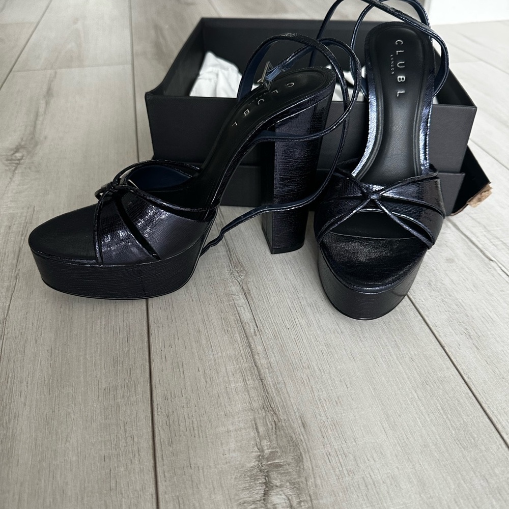 Women's Dark Navy Platform Heels